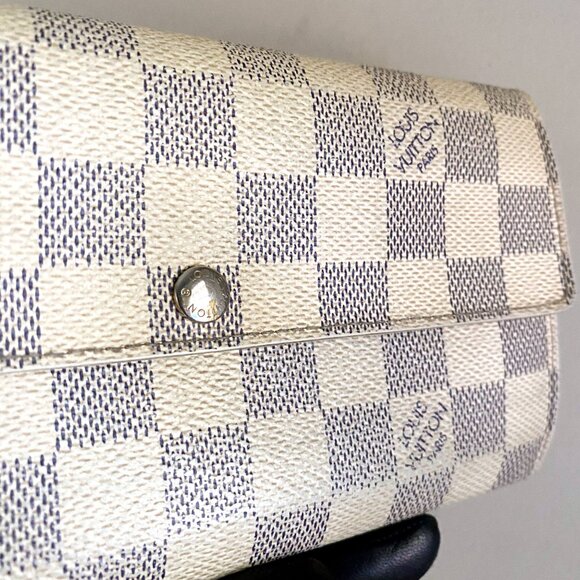 Louis Vuitton Damier Azur Sarah Wallet CA1049 - Picture 2 of 14